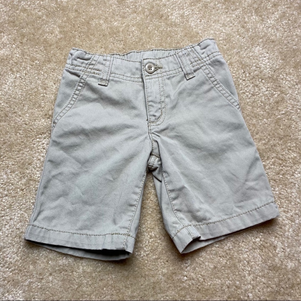 Crazy 8 Boys 2T Khaki Adjustable Shorts